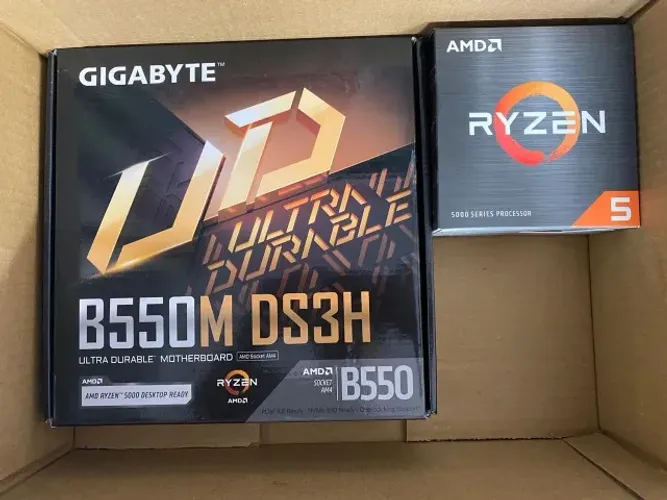 Kit Ryzen 5600x 6/12 Threads + B550m PCI 4.0