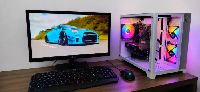 PC GAMER COMPLETO | É SÓ LIGAR E JOGAR!  SSD + RX 5500 XT 8GB + 16GB RAM