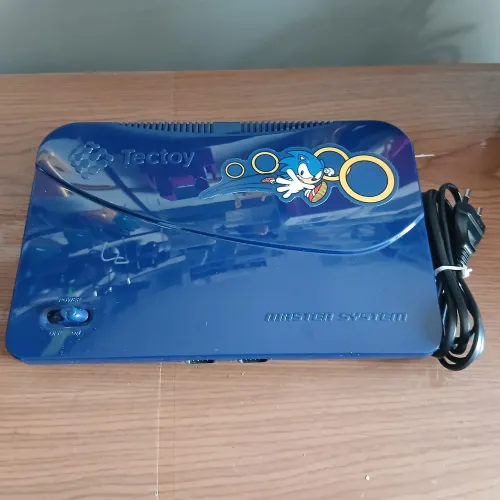 MASTER SYSTEM TEC TOY DO SONIC SOMENTE CONSOLE