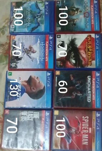 Jogos PS4 em perfeito estado