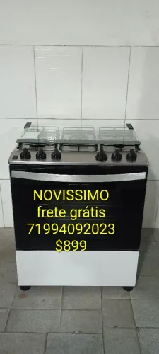 Fogão Brastemp 5 bocas NOVÍSSIMO $899 frete grátis *3 aceito cartão
