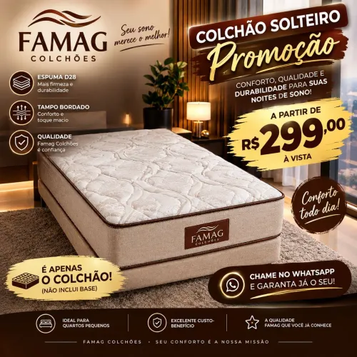 Colchão solteiro