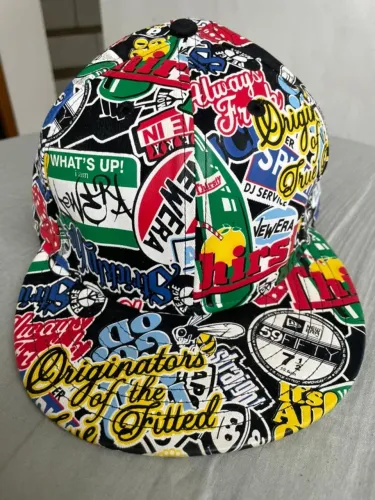 Boné New Era 59fifty Street Print - Tam 7 1/2 59,6 Cm