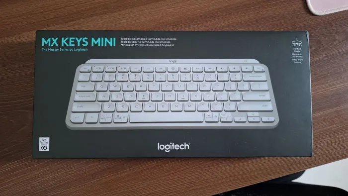 Teclado Logitech Keys Mini Branco/Prata