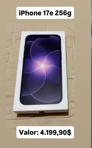 iphone 17e 256g Preto Novo Lacrado