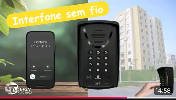 Porteiro Eletrônico Sem Fio Atendimento Via Celular.