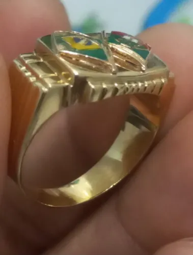 Anel ouro portugues 18 k