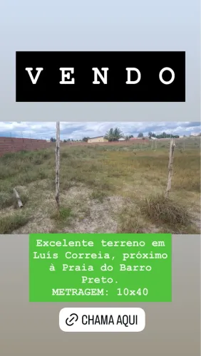 Damasceno Totti VENDE - Terreno em Luís Correia