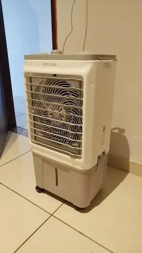 Climatizador Ar Ventisol Portátil Turbo Evaporativo 16 Litros 5 em 1 Umidificador CLIN16PR