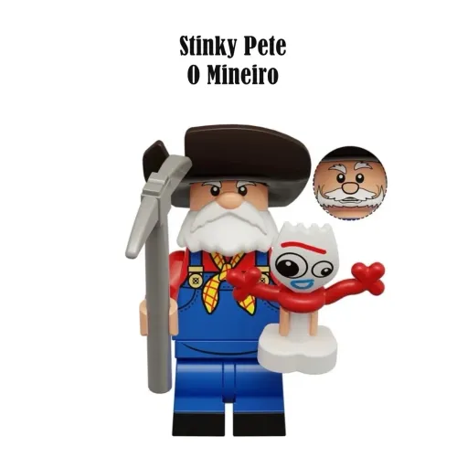 Miniaturas Toy Story 5 Mineiro Zurg Personagens Colecionáveis 5cm