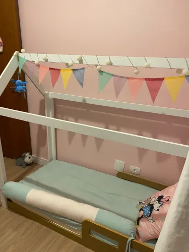 Cama casinha c/ colchão ou sem colchão