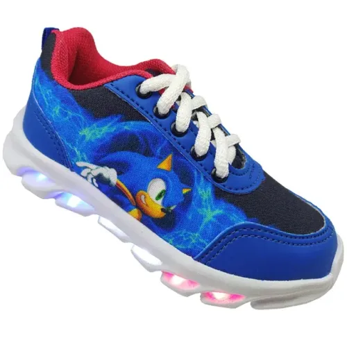 Tênis Infantil Led KidStar Sonic 041SC