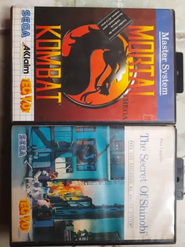 Fita cartucho master system originais 