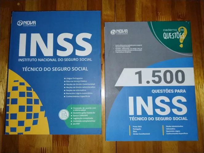 Apostila Técnico do Seguro Social + Caderno com 1.500 questões