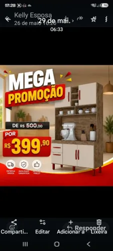 ARMÁRIO DE COZINHA NOVO