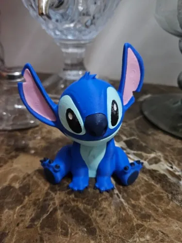 Stitch em Impressão 3D - Decoração Geek/Colecionável