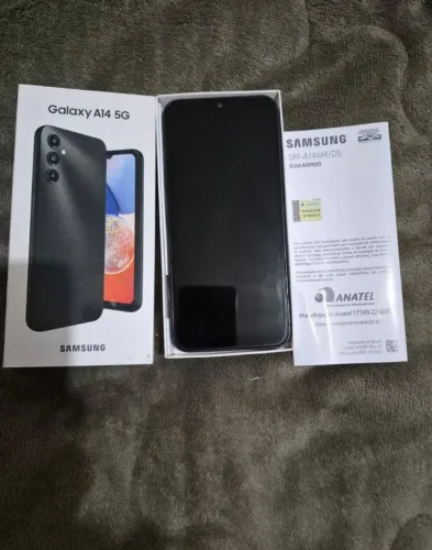 Celular sansung A14 5 gigas 128 memória, estado de novo com película excelente estado