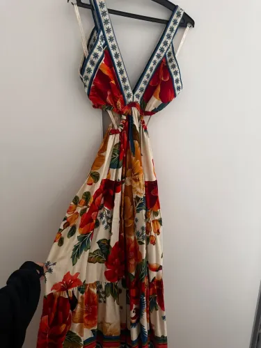 Vestido longo farm 