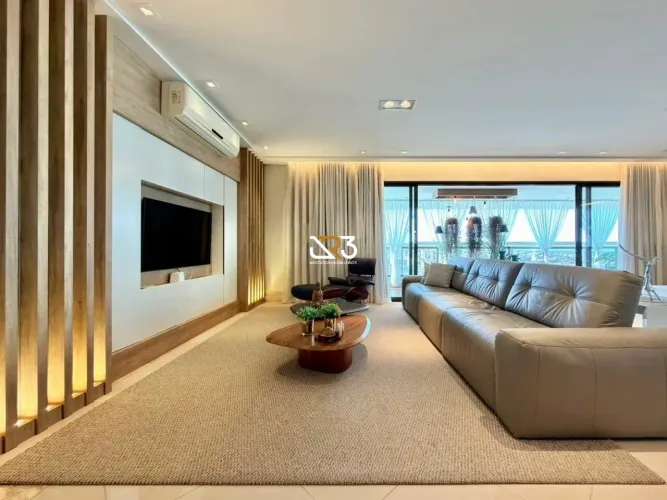 Torre de Malaga | Apartamento vista lago mobiliado para locação com 4 suítes, 445 m² e 4 v