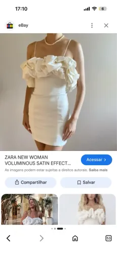 Vestido Zara boho chic 