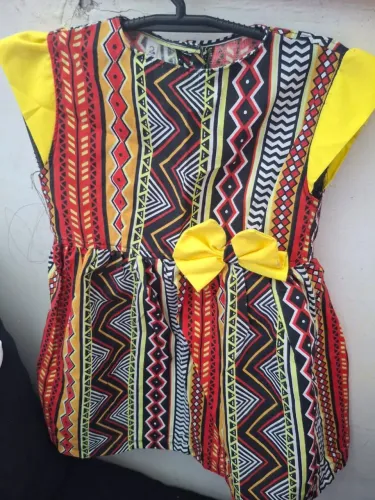 vestido criança estilo moda afro