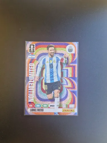 Card Lionel Messi Limited Edition Europeu - Adrenalyn Panini Copa 2026
