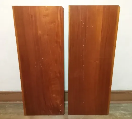 2 Prateleiras (Tábuas) de Madeira Maciça dos Anos 60 (100X40X2cm) - Madeira de Demolição 