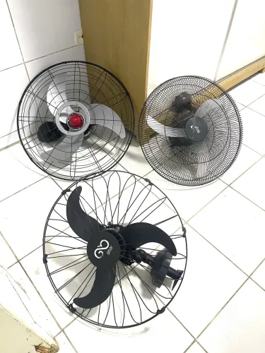Ventiladores de parede TURBÃO ( ROLAMENTO) - 70, 60 é 50cm - MUITO POTENTE!!!