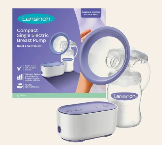 Bomba Tira-leite Elétrica Single Compact Lansinoh