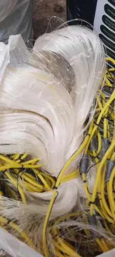 4 Redes de Pesca - Nylon com Boias - Usadas