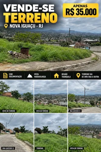 Vendo terreno em Nova Iguaçu