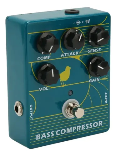Pedal De Efeito Compressor Zory Para Baixo Elétrico