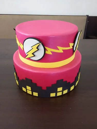 Bolo fake do flash 