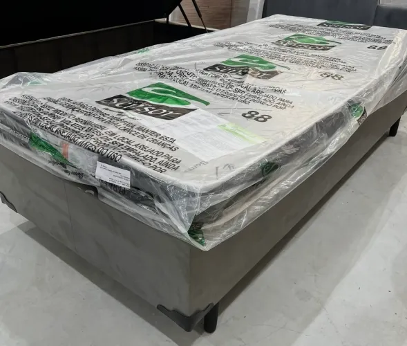 Cama Box Solteiro Colchão D20 NOVO ENTREGA RAPIDA