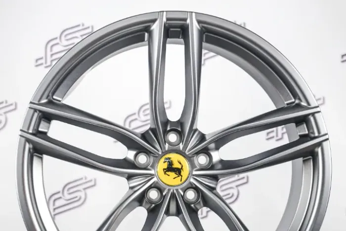Jogo De Rodas Ferrari 488 Grafite Fosco 5x114 - 20x9 e 20x11 Offset 40 e 30