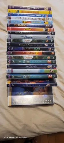 Coleção DVDs Disney