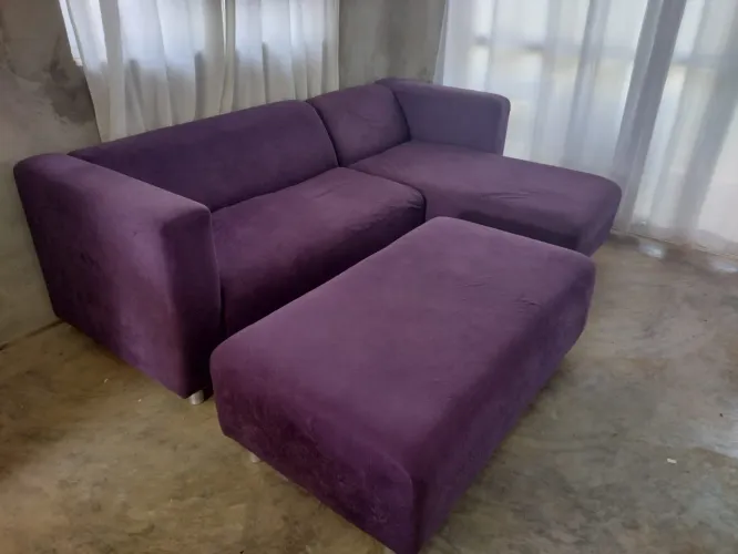 Sofá 3lugares com Chaise Leia o Anúncio