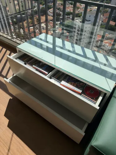 Gaveteiro madeira branca L0.46 x C1.0 x P0.52