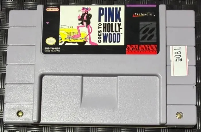 Pink Goes to Hollywood (Pantera Cor de Rosa) Original SNES Super Nintendo