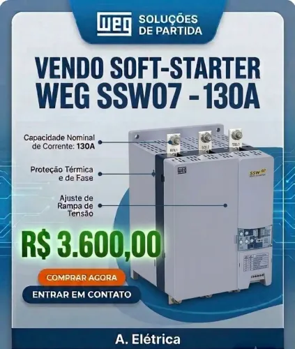 Soft Starter Weg SSW07 130A
