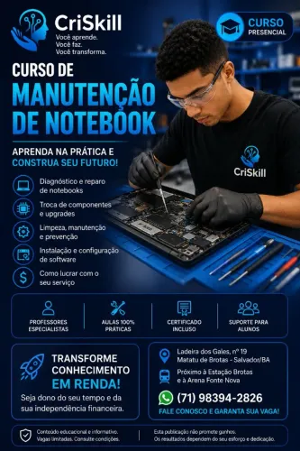 Curso Manutenção de Notebook