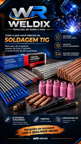 Materiais de solda TIG - consumíveis de solda em geral 