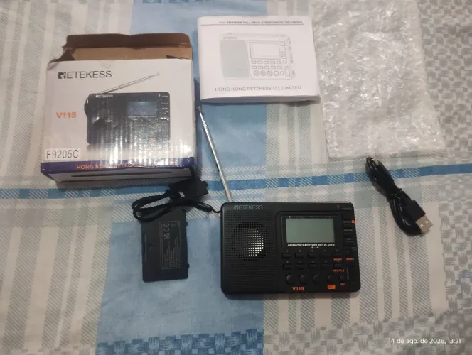 Rádio Retekes v115 novo na caixa