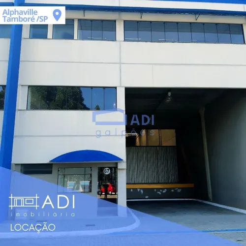 Galpão Locação 808 m² - Cond. Fechado - Polo Tamboré- Alphaville/SP