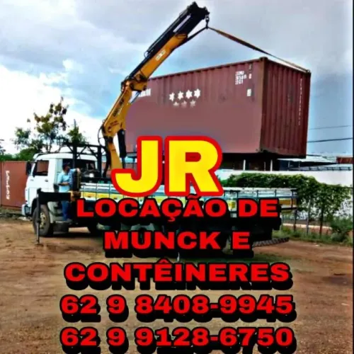 Locação de caminhão Munck e contêiner
