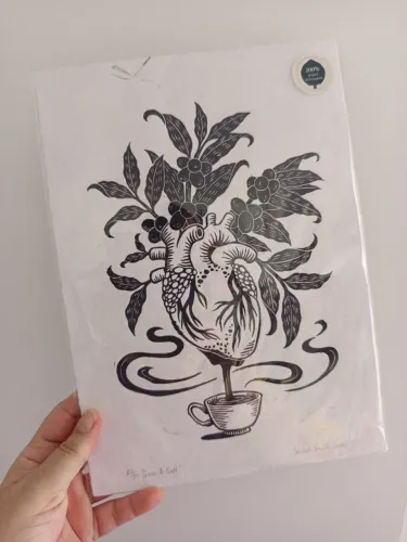 Gravuras originais da artista Isabelle Santos