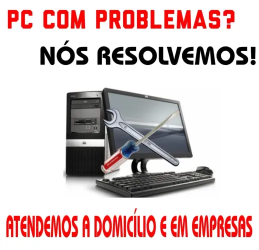 PC ruim? Temos a solução.<br>Conserto e venda de Pcs.