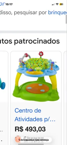 Centro de atividade para criança