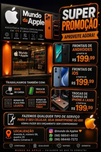 Assistência técnica de celular e notebook