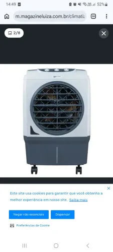 Climatizador evaporativo bem estar modelo BEAHM-30x